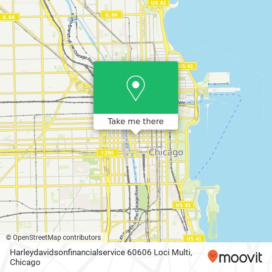 Mapa de Harleydavidsonfinancialservice 60606 Loci Multi