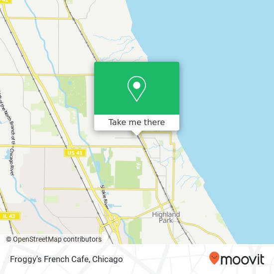 Froggy's French Cafe map