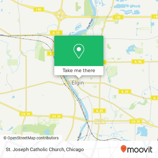 Mapa de St. Joseph Catholic Church