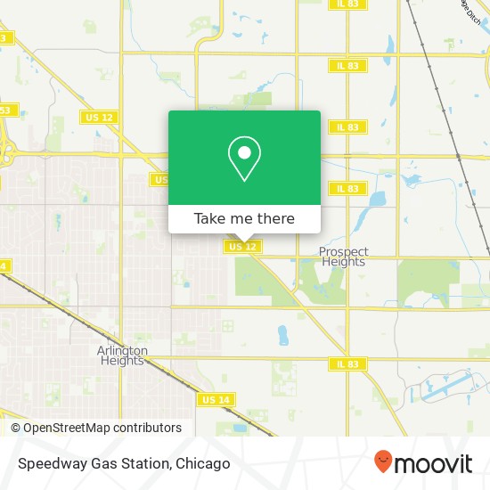 Speedway Gas Station map