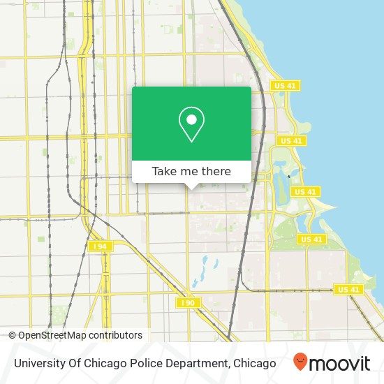 University Of Chicago Police Department map