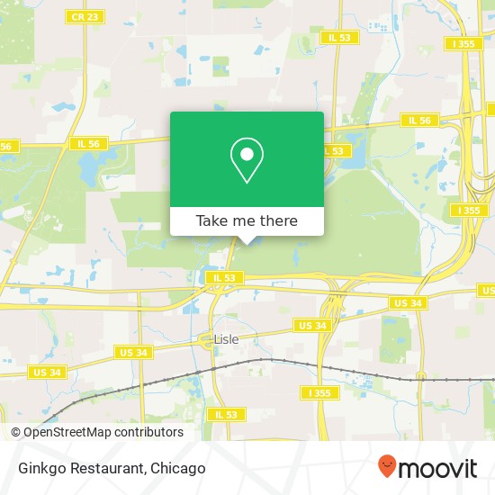 Mapa de Ginkgo Restaurant