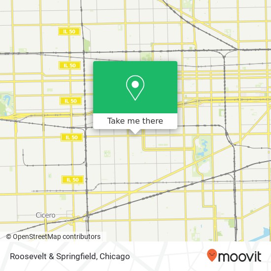 Mapa de Roosevelt & Springfield