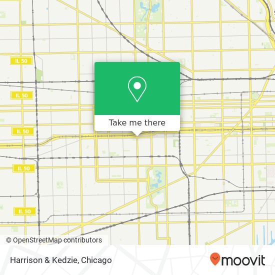 Mapa de Harrison & Kedzie