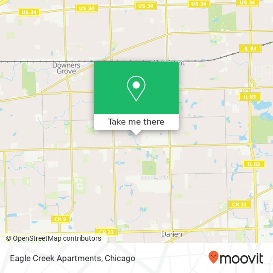 Eagle Creek Apartments map