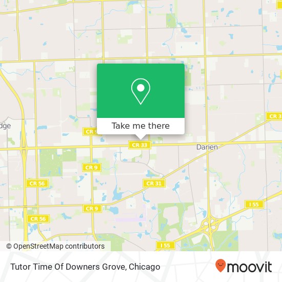 Tutor Time Of Downers Grove map