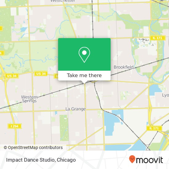 Impact Dance Studio map
