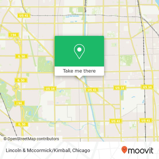 Lincoln & Mccormick/Kimball map