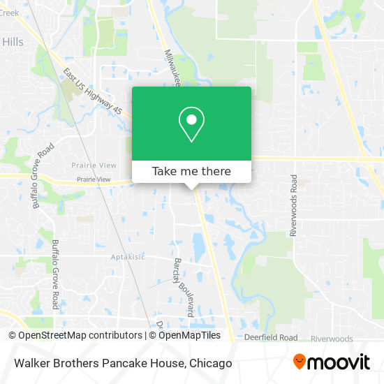 Walker Brothers Pancake House map