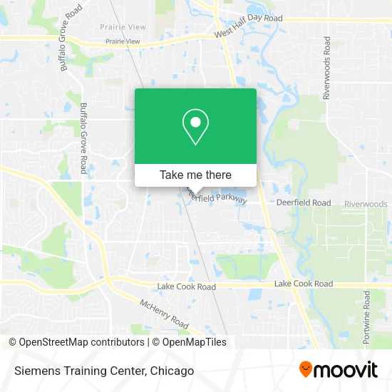 Siemens Training Center map