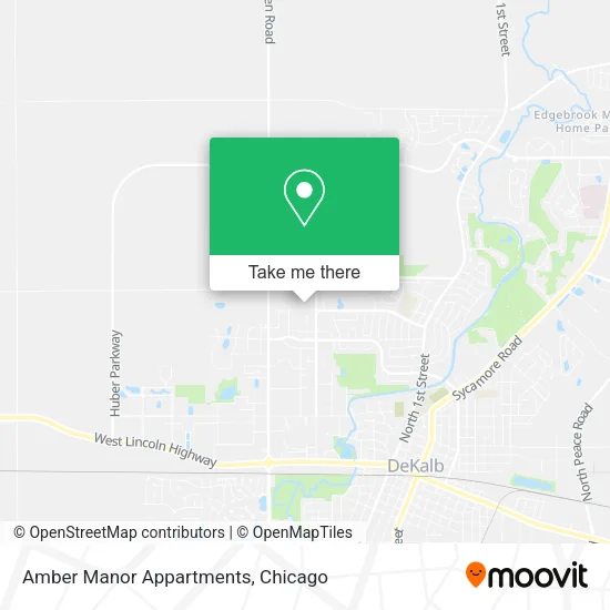 Amber Manor Appartments map
