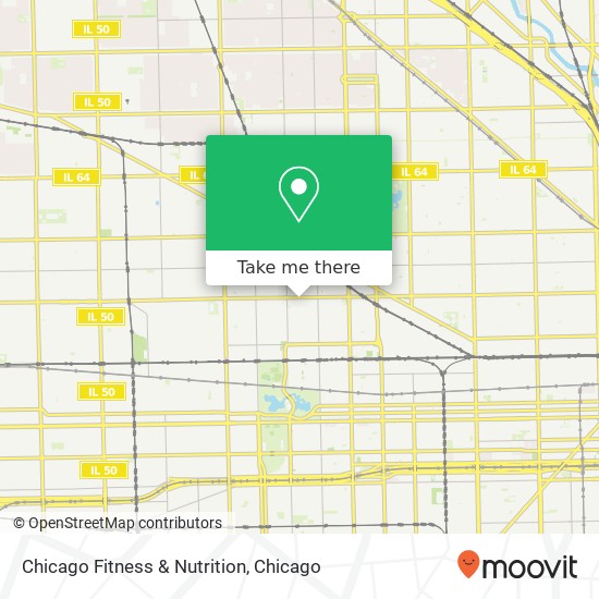 Mapa de Chicago Fitness & Nutrition