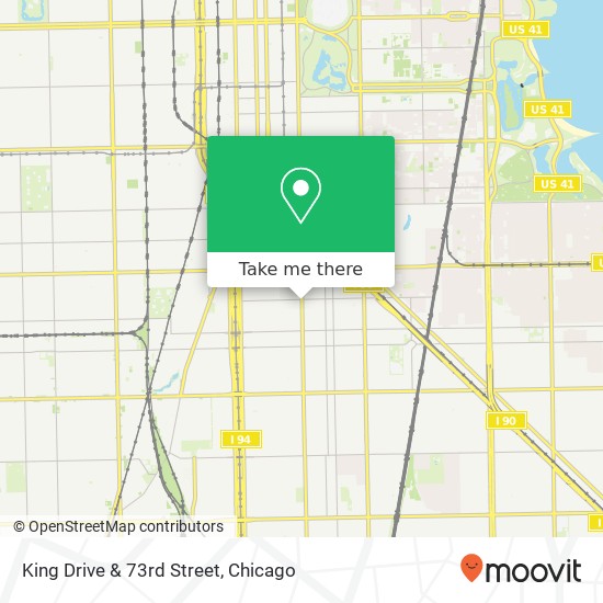 Mapa de King Drive & 73rd Street