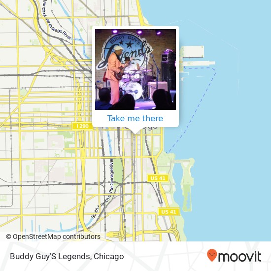 Buddy Guy’S Legends map
