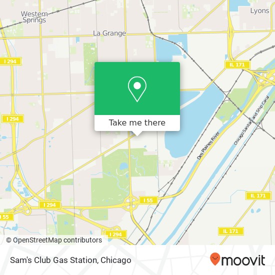 Mapa de Sam's Club Gas Station