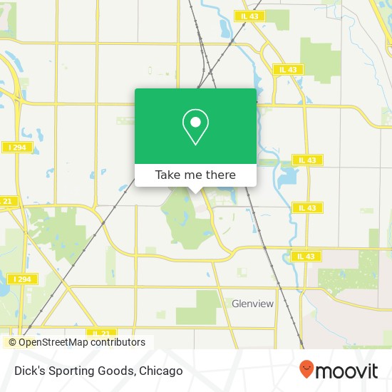 Mapa de Dick's Sporting Goods