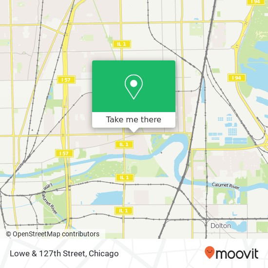 Lowe & 127th Street map