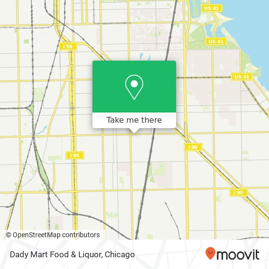 Dady Mart Food & Liquor map