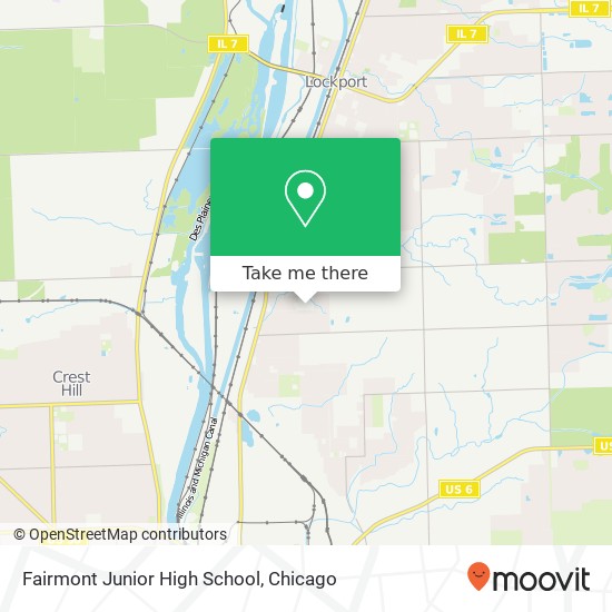 Fairmont Junior High School map