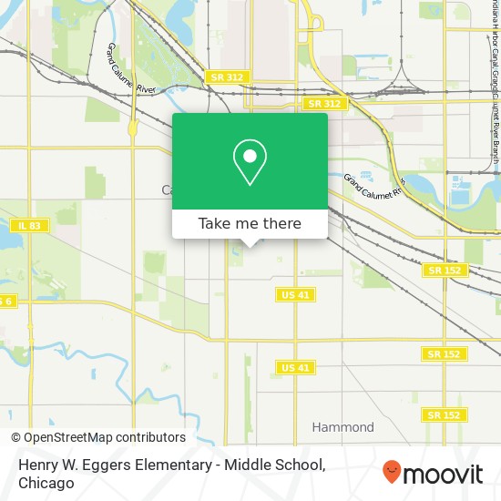 Henry W. Eggers Elementary - Middle School map