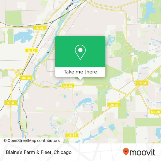 Mapa de Blaine's Farm & Fleet