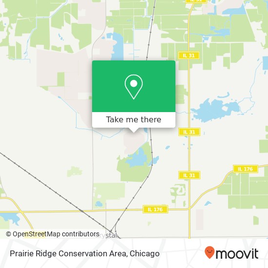 Prairie Ridge Conservation Area map