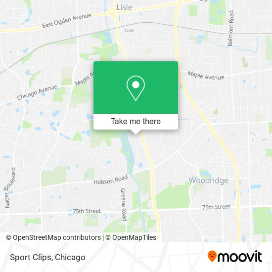 Sport Clips map