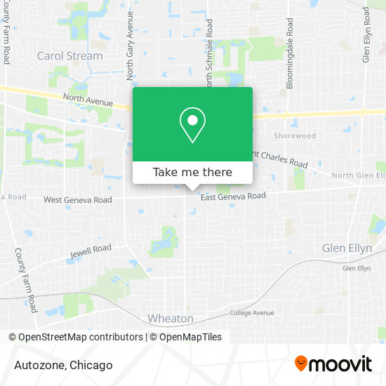 Autozone map