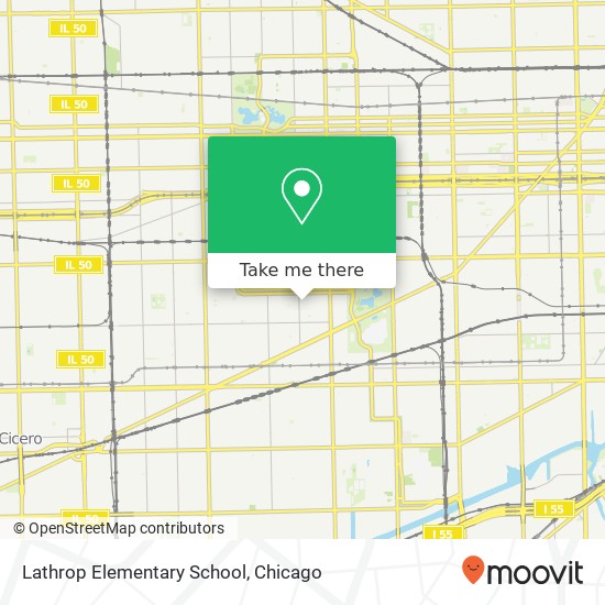 Lathrop Elementary School map