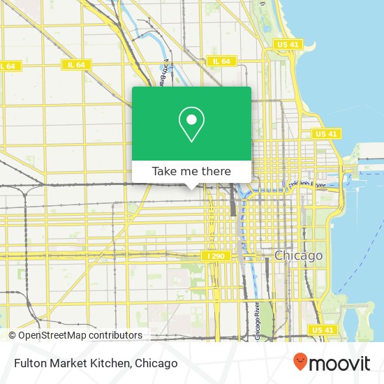 Mapa de Fulton Market Kitchen