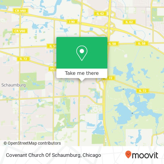 Covenant Church Of Schaumburg map