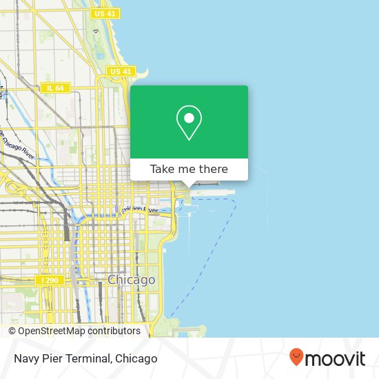 Mapa de Navy Pier Terminal