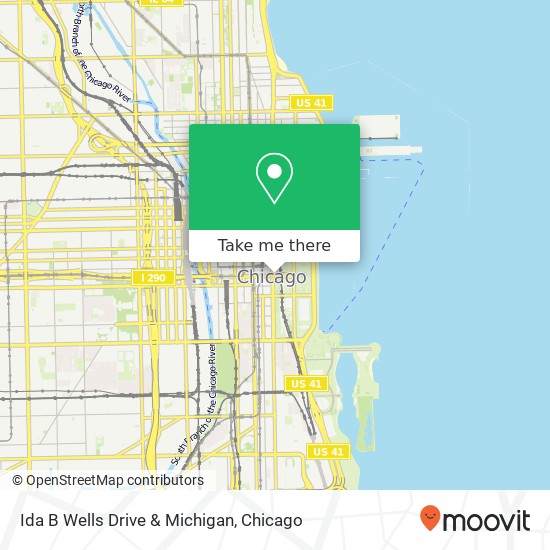 Mapa de Ida B Wells Drive & Michigan