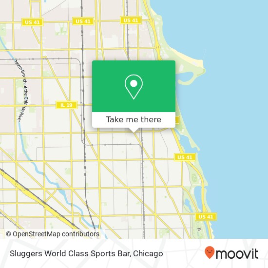 Sluggers World Class Sports Bar map