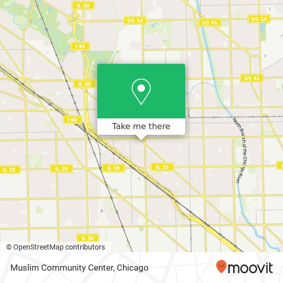 Muslim Community Center map