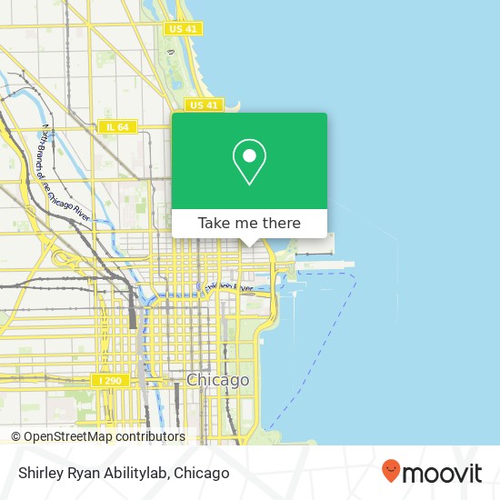 Mapa de Shirley Ryan Abilitylab