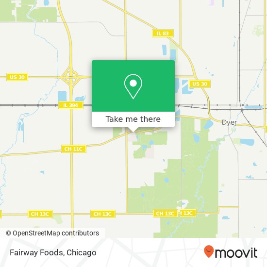 Fairway Foods map