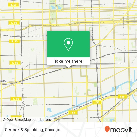 Cermak & Spaulding map