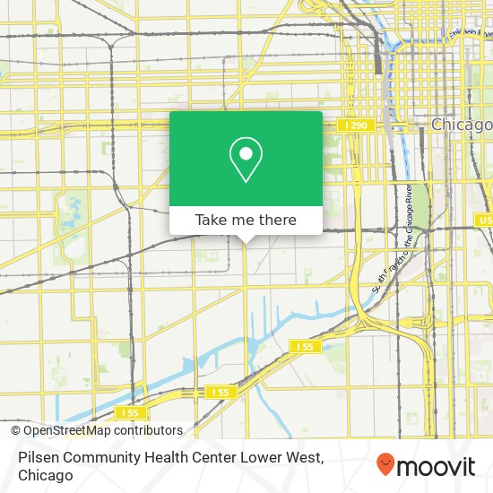 Mapa de Pilsen Community Health Center Lower West