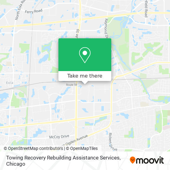 Towing Recovery Rebuilding Assistance Services map