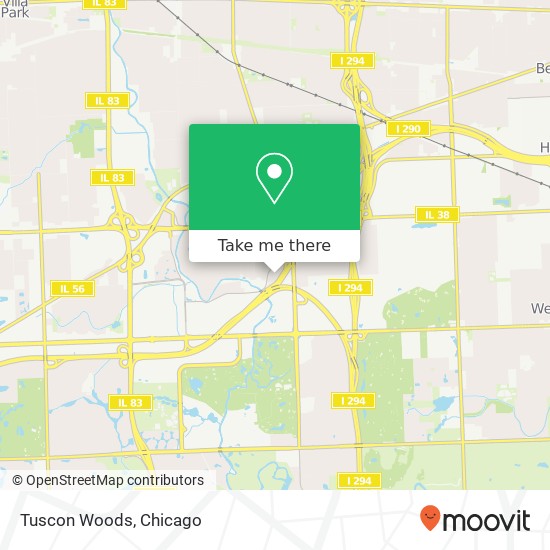 Mapa de Tuscon Woods