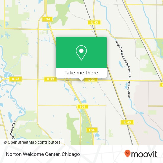 Norton Welcome Center map