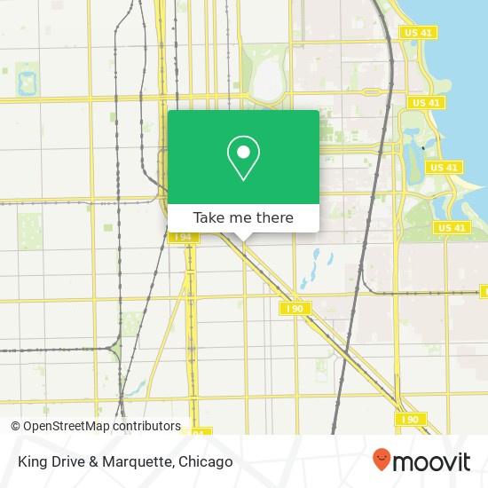 King Drive & Marquette map