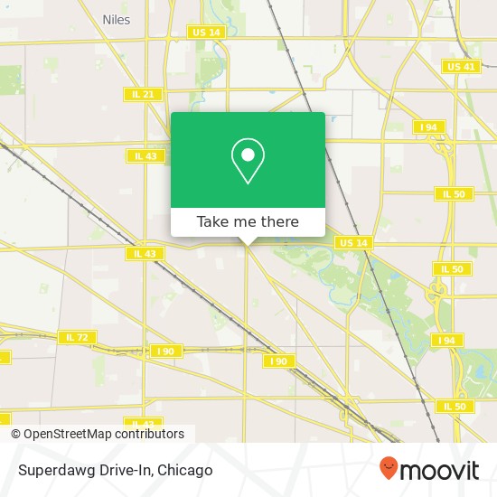 Mapa de Superdawg Drive-In