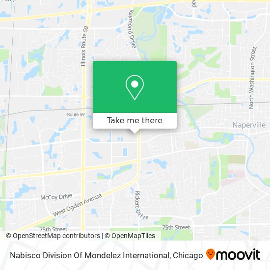 Nabisco Division Of Mondelez International map