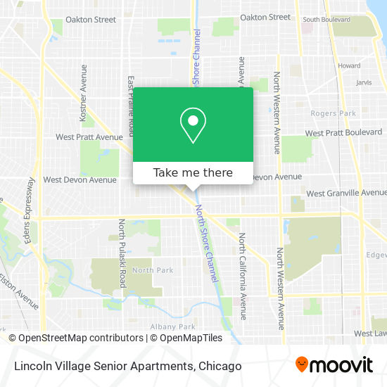 Lincoln Village Senior Apartments map