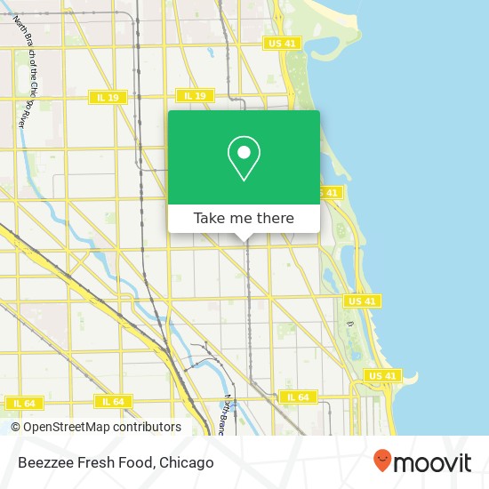 Beezzee Fresh Food map