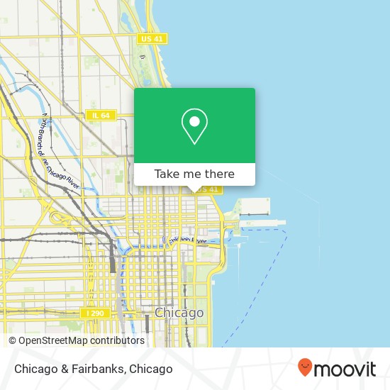 Chicago & Fairbanks map