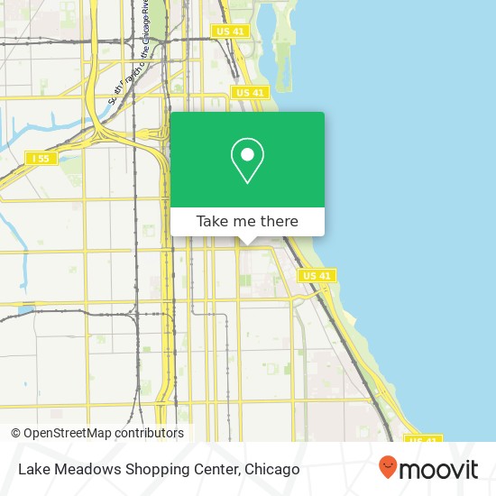 Lake Meadows Shopping Center map