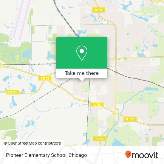 Pioneer Elementary School map